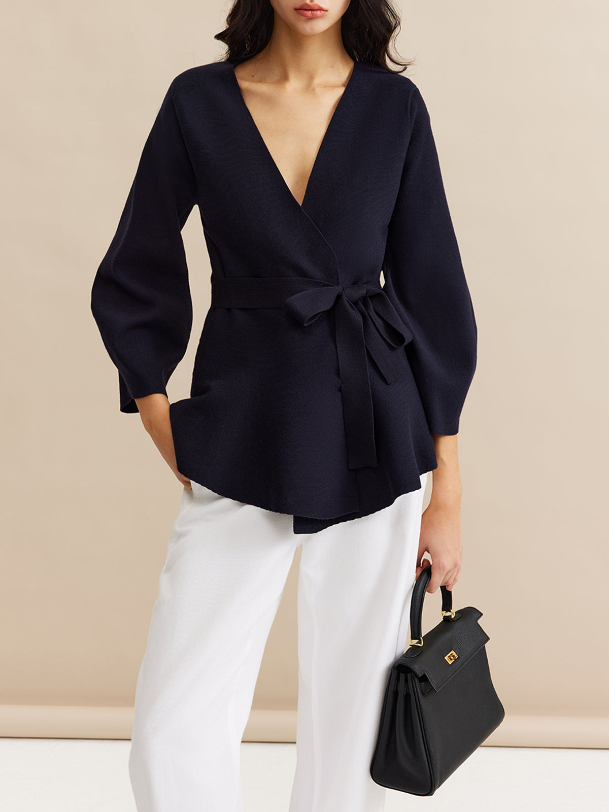 Blusa Cruzada con Cinturón para Mujer | Ideal para Uso Diario y Diferentes Ocasiones
