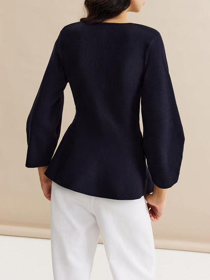 Blusa Cruzada con Cinturón para Mujer | Ideal para Uso Diario y Diferentes Ocasiones