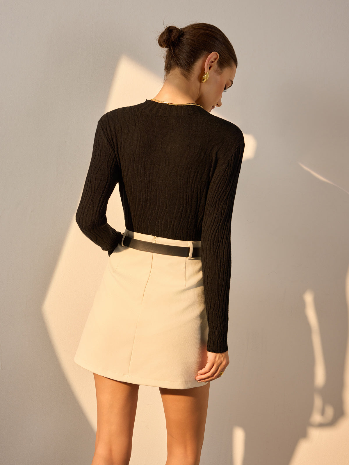 Jersey De Manga Larga Con Corte Ajustado Para Mujer | Ideal Para Uso Profesional Y Diario