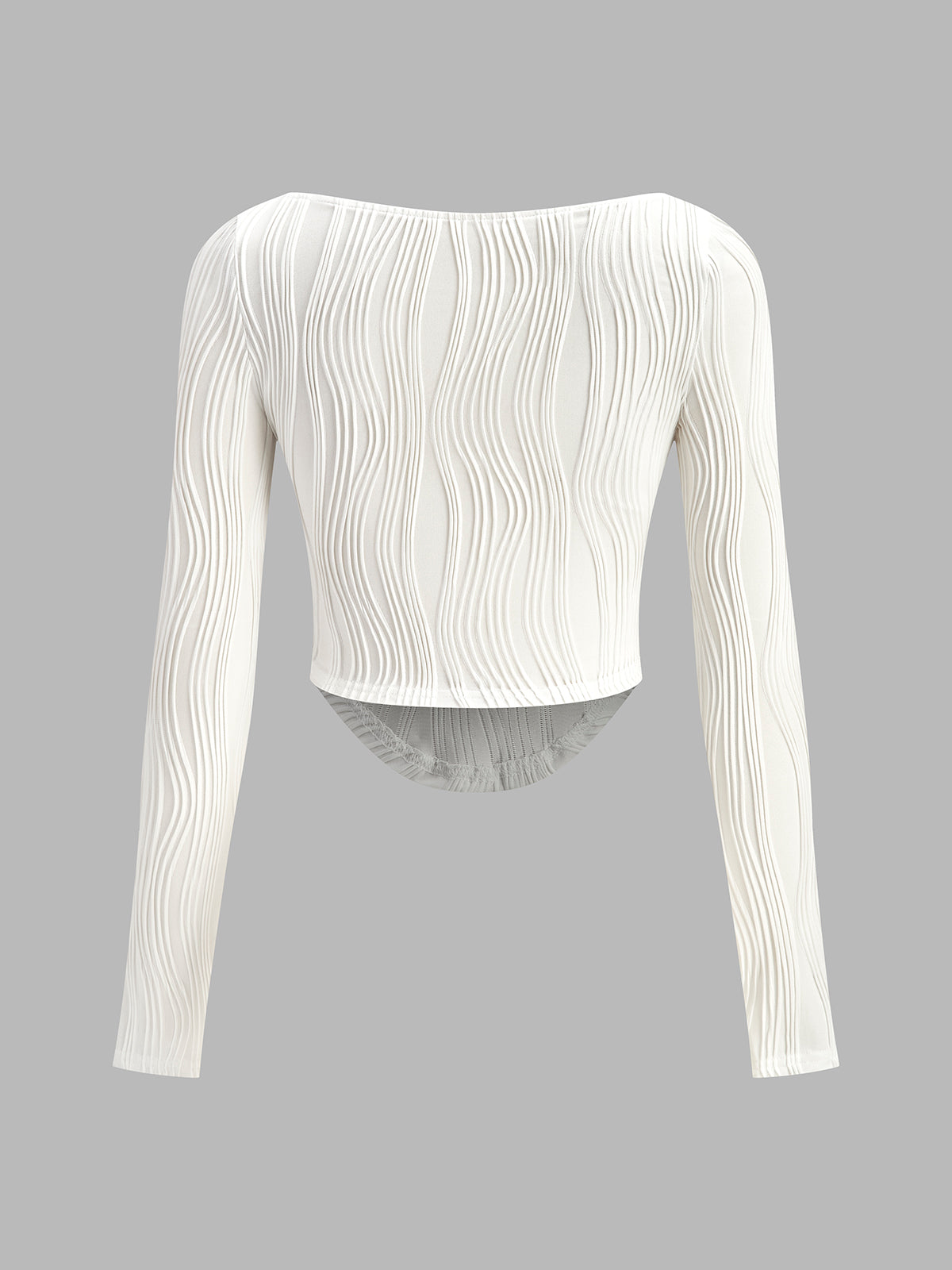 Top con Cuello Cuadrado y Relieve Vertical para Mujer | Ideal para Uso Diario y Diferentes Ocasiones