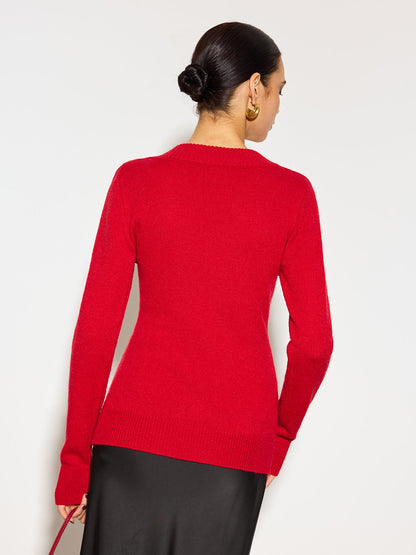 Jersey Con Cuello En V Y Flores En Relieve Para Adultos | Ideal Para Uso Diario E Informal