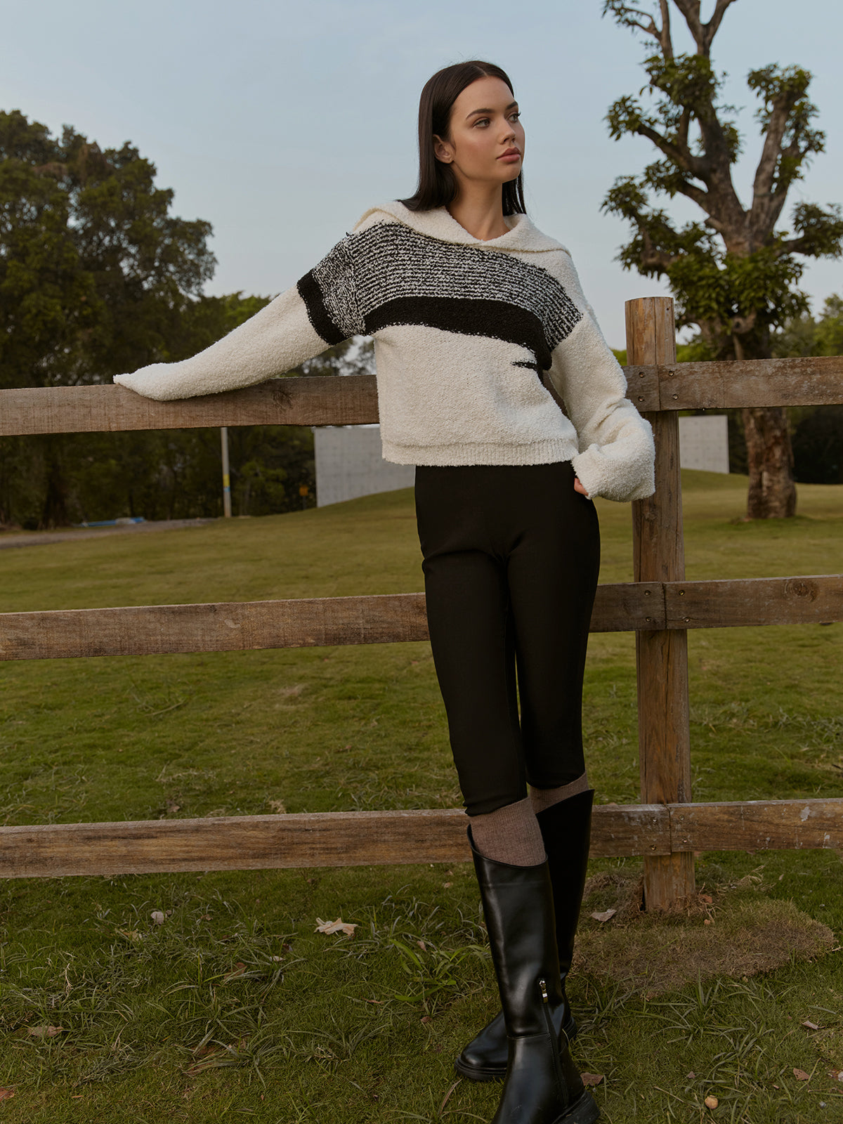 Jersey Con Rayas Irregulares En Blanco Y Negro Para Adultos | Ideal Para Uso Diario E Informal