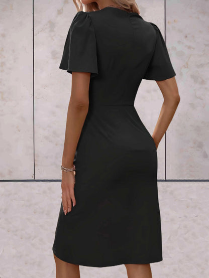 Vestido Cruzado Con Cierre Ajustable Para Mujer | Ideal Para Uso Diario Y Ocasiones