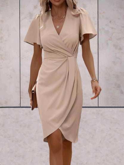 Vestido Cruzado Con Cierre Ajustable Para Mujer | Ideal Para Uso Diario Y Ocasiones