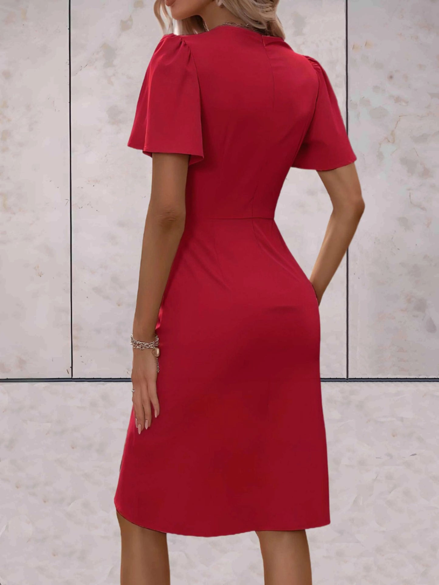 Vestido Cruzado Con Cierre Ajustable Para Mujer | Ideal Para Uso Diario Y Ocasiones