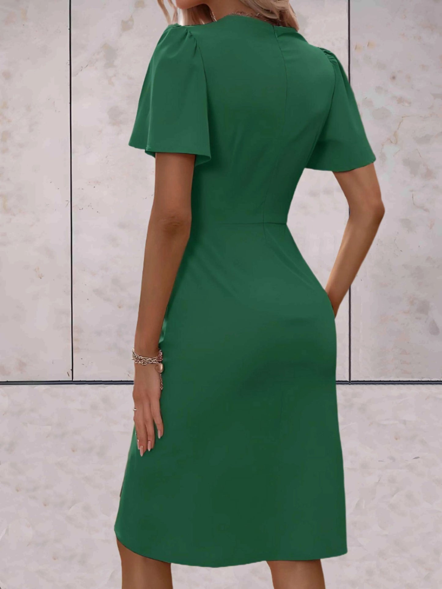 Vestido Cruzado Con Cierre Ajustable Para Mujer | Ideal Para Uso Diario Y Ocasiones