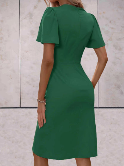 Vestido Cruzado Con Cierre Ajustable Para Mujer | Ideal Para Uso Diario Y Ocasiones