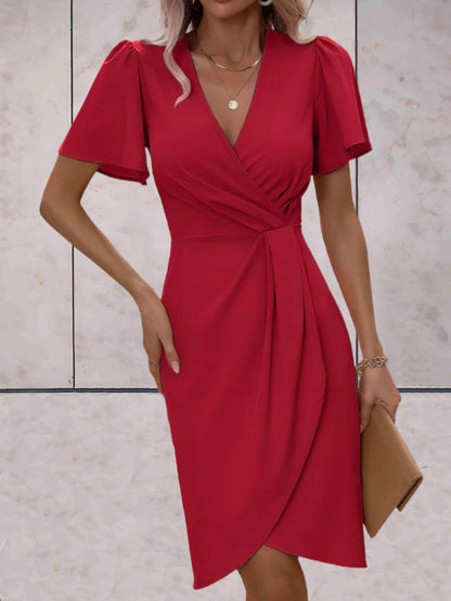Vestido Cruzado Con Cierre Ajustable Para Mujer | Ideal Para Uso Diario Y Ocasiones