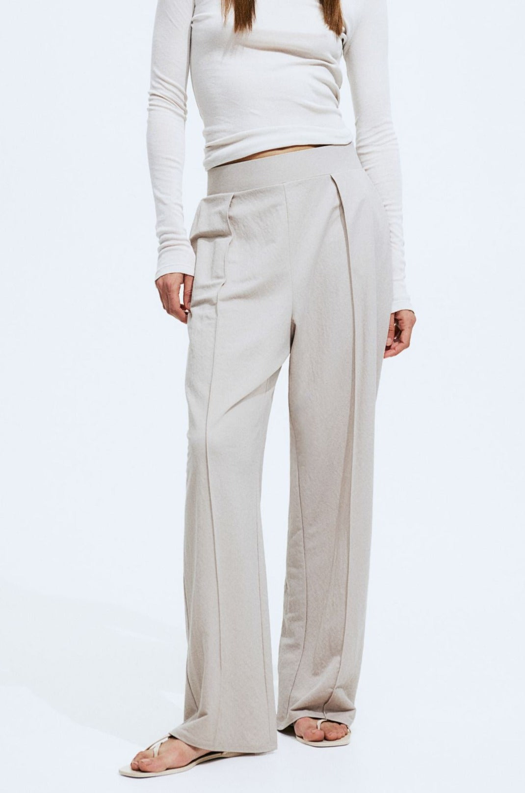 Pantalón De Corte Amplio Para Mujer | Ideal Para Uso Diario