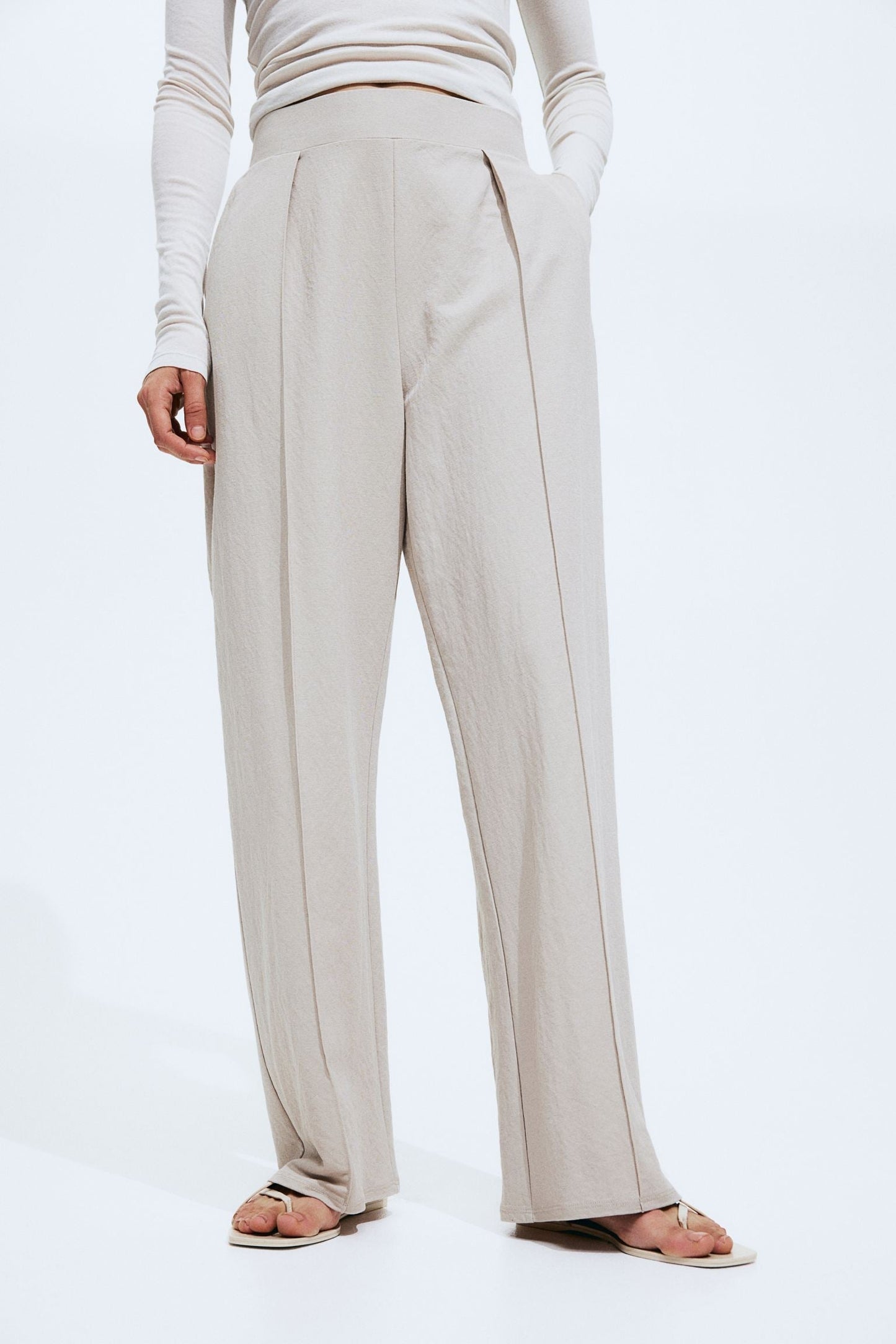 Pantalón De Corte Amplio Para Mujer | Ideal Para Uso Diario