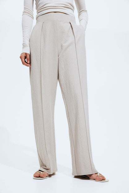 Pantalón De Corte Amplio Para Mujer | Ideal Para Uso Diario