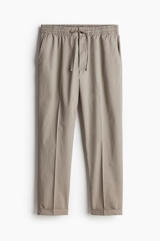 Pantalones Para Hombre Con Corte Recto Y Cintura Elástica Con Cordón Para Hombre | Ideal Para Uso Diario