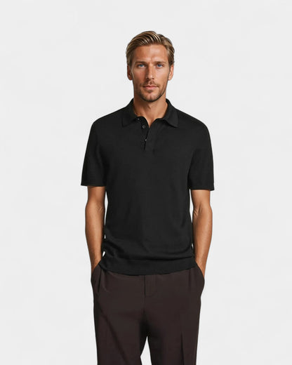 Polo de Manga Corta con Cuello Polo y Tres Botones para Hombres | Ideal para Uso Diario