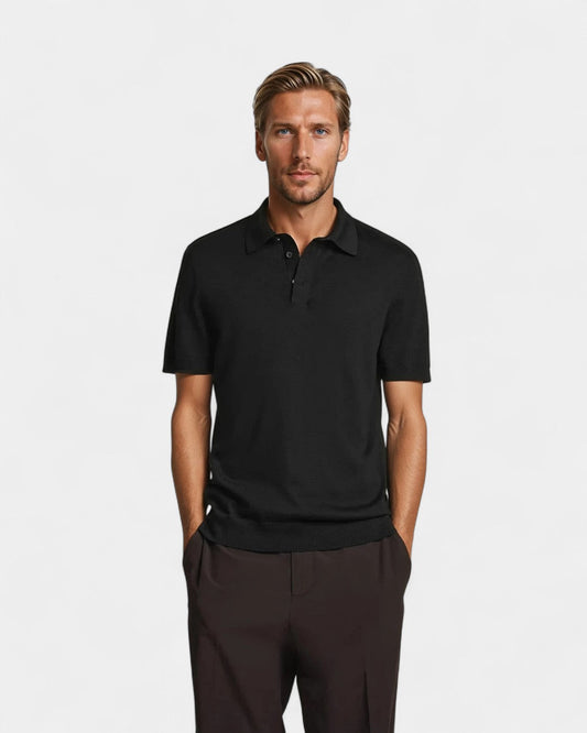 Polo de Manga Corta con Cuello Polo y Tres Botones para Hombres | Ideal para Uso Diario