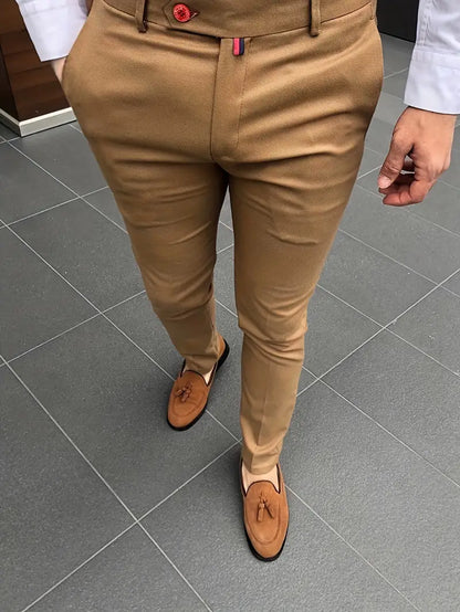 Pantalones de Corte Entallado para Hombre | Ideales para Eventos Formales y Profesionales
