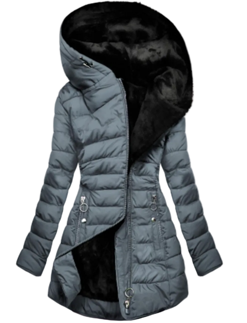 Chaqueta De Invierno Con Construcción Acolchada Para Mujer | Ideal Para Temporada De Invierno