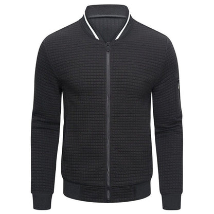Chaqueta Acolchada Slim Fit Con Cremallera Frontal Para Hombre | Ideal Para Entretiempo Y Uso Diario
