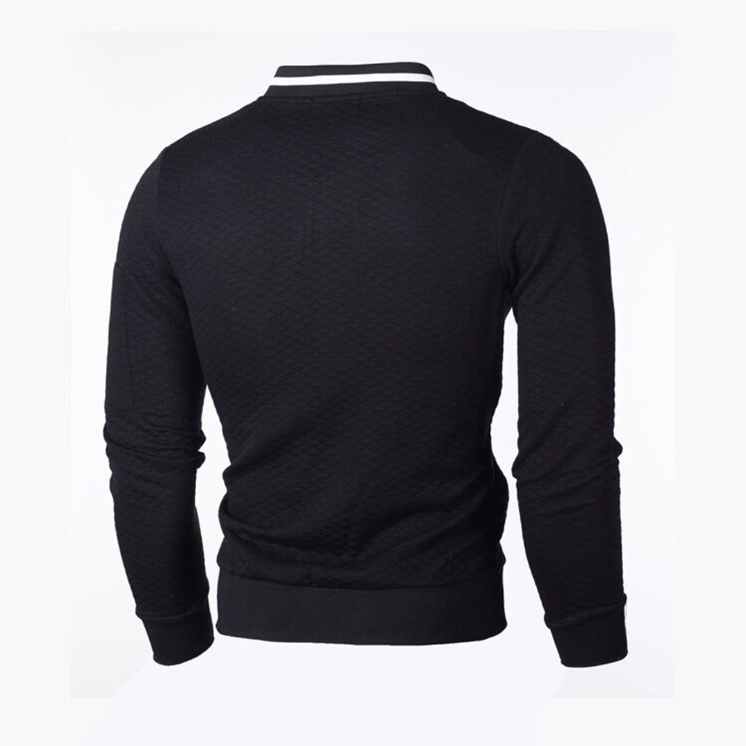Chaqueta Acolchada Slim Fit Con Cremallera Frontal Para Hombre | Ideal Para Entretiempo Y Uso Diario