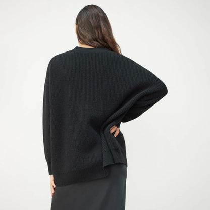 Cárdigan Oversize con Abertura Frontal para Mujer | Ideal para Días Frescos o Uso en Casa