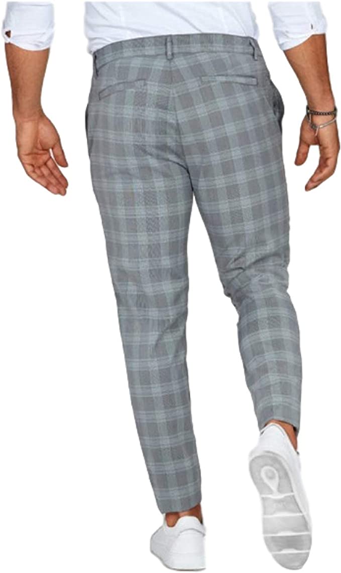 Chino Slim Fit con Bolsillos Laterales y Traseros para Hombre | Ideal para Contextos Profesionales e Informales