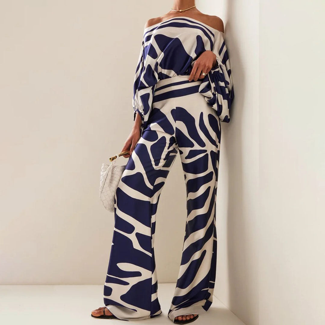 Conjunto De Dos Piezas con Top y Pantalón para Mujer | Ideal para Uso Diario