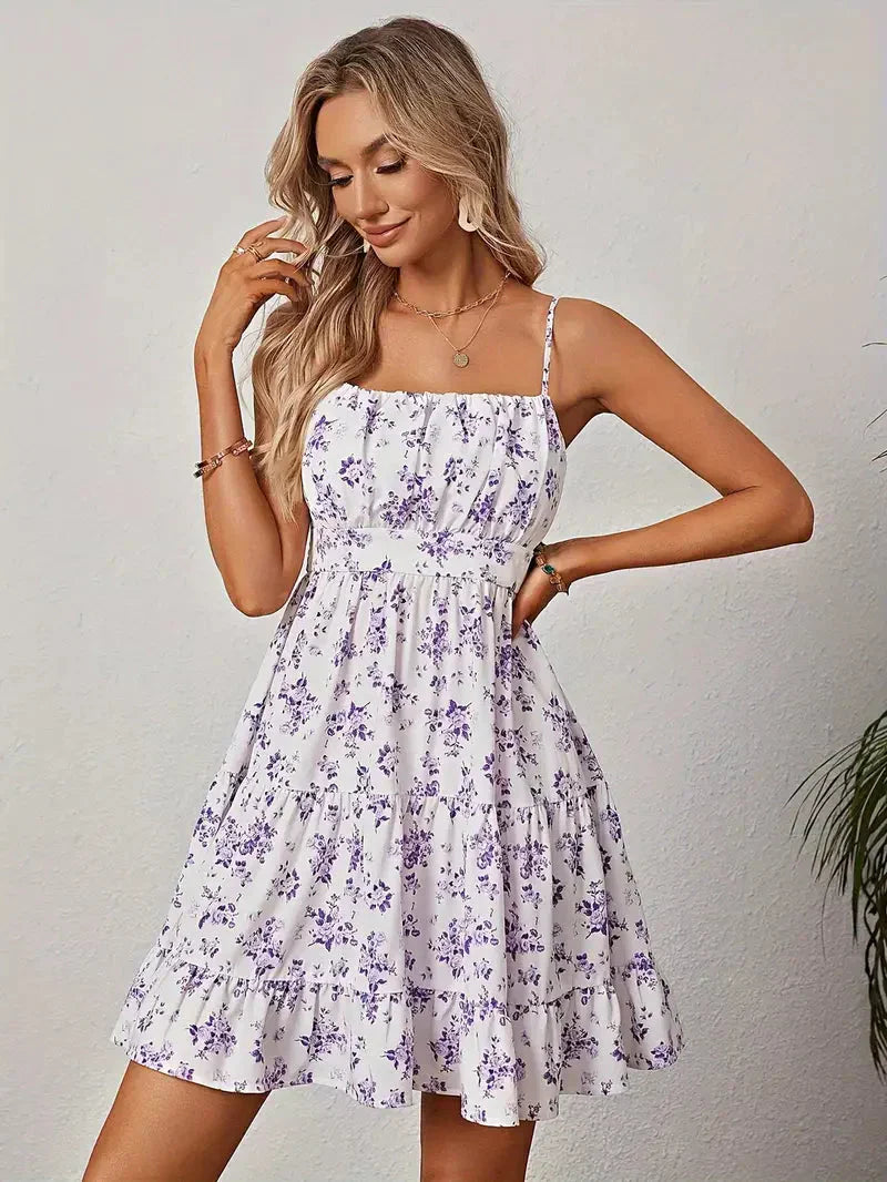 Vestido Floral Para Mujer | Ideal Para Salidas Y Actividades De Verano