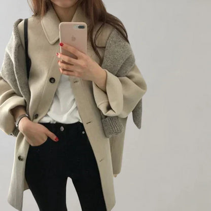 Chaqueta Con Corte Recto Para Mujer | Ideal Para Uso Diario