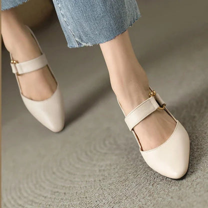 Sandalias Con Tacón Y Correa Slingback Para Mujer | Ideal Para Temporada Cálida