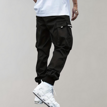 Pantalón Cargo con Corte Recto para Hombres | Ideal para Uso Diario y Momentos de Descanso
