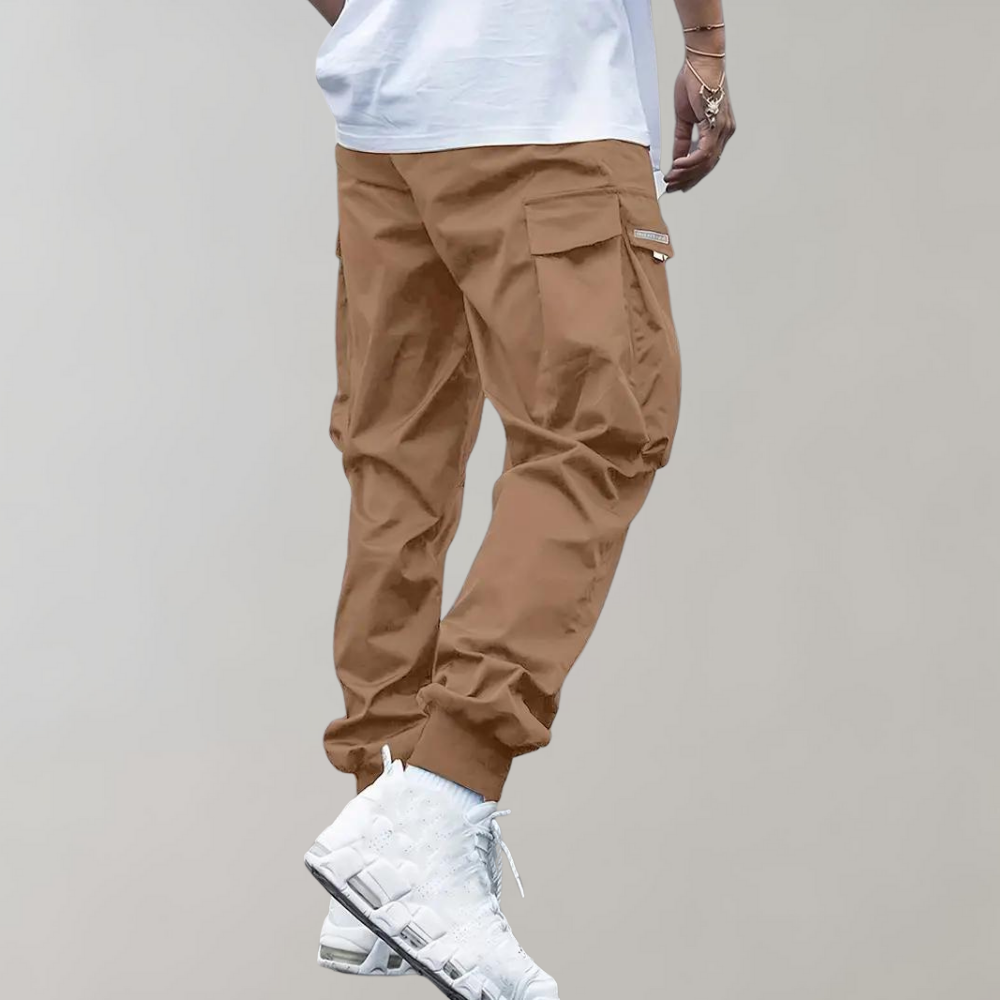 Pantalón Cargo con Corte Recto para Hombres | Ideal para Uso Diario y Momentos de Descanso