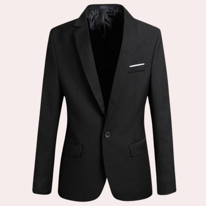 Blazer Casual Con Corte Estándar Para Hombre | Ideal Para Uso Diario Y Contextos Semi-Profesionales