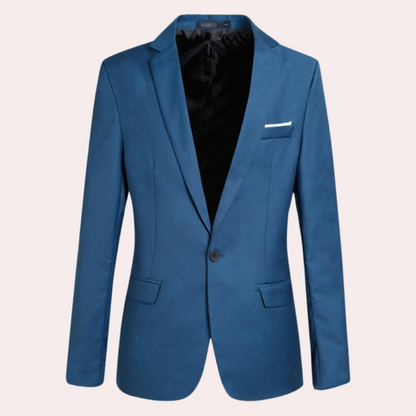 Blazer Casual Con Corte Estándar Para Hombre | Ideal Para Uso Diario Y Contextos Semi-Profesionales