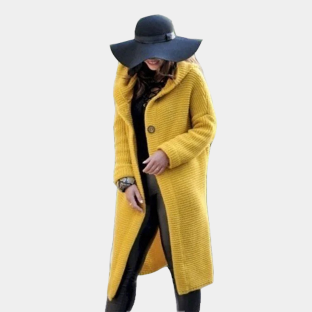 Chaleco con Capucha y Diseño Tejido para Mujer | Ideal para el Invierno