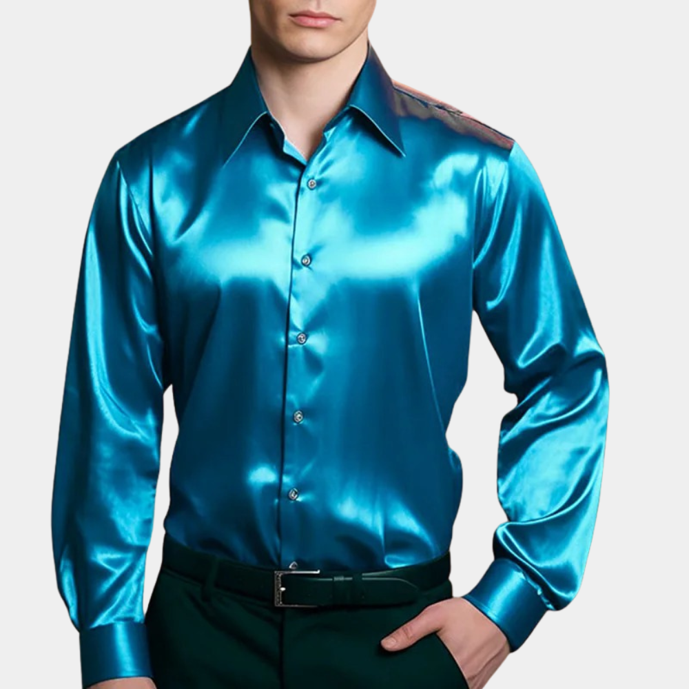 Camisa de Manga Larga con Corte Regular para Hombre | Ideal para Ocasiones Formales