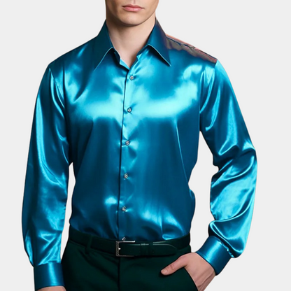 Camisa de Manga Larga con Corte Regular para Hombre | Ideal para Ocasiones Formales