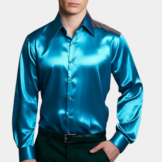 Camisa de Manga Larga con Corte Regular para Hombre | Ideal para Ocasiones Formales