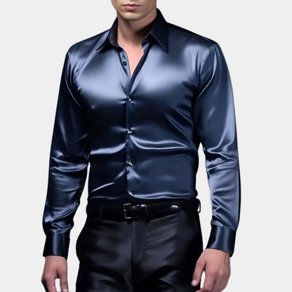 Camisa de Manga Larga con Corte Regular para Hombre | Ideal para Ocasiones Formales