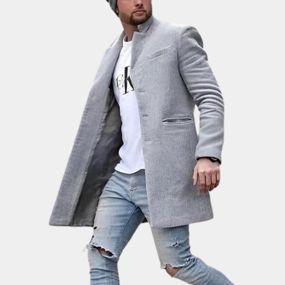Chaqueta Con Cremallera Frontal Y Poches Múltiples Para Hombres | Ideal Para Uso Diario