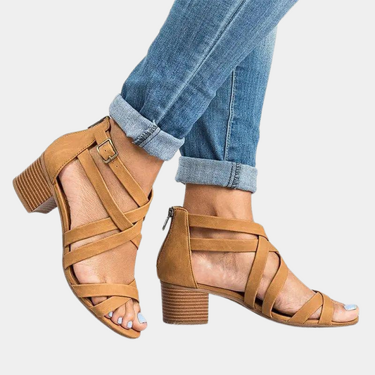 Sandalias Planas Con Múltiples Correas Para Mujer | Ideales Para Uso Diario En Temporadas Cálidas