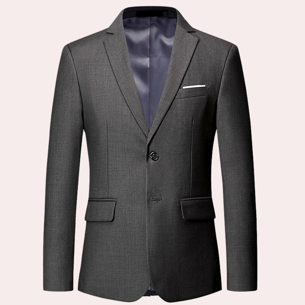 Blazer De Corte Ajustado Con Estructura Para Adultos | Ideal Para Uso Diario O Profesional