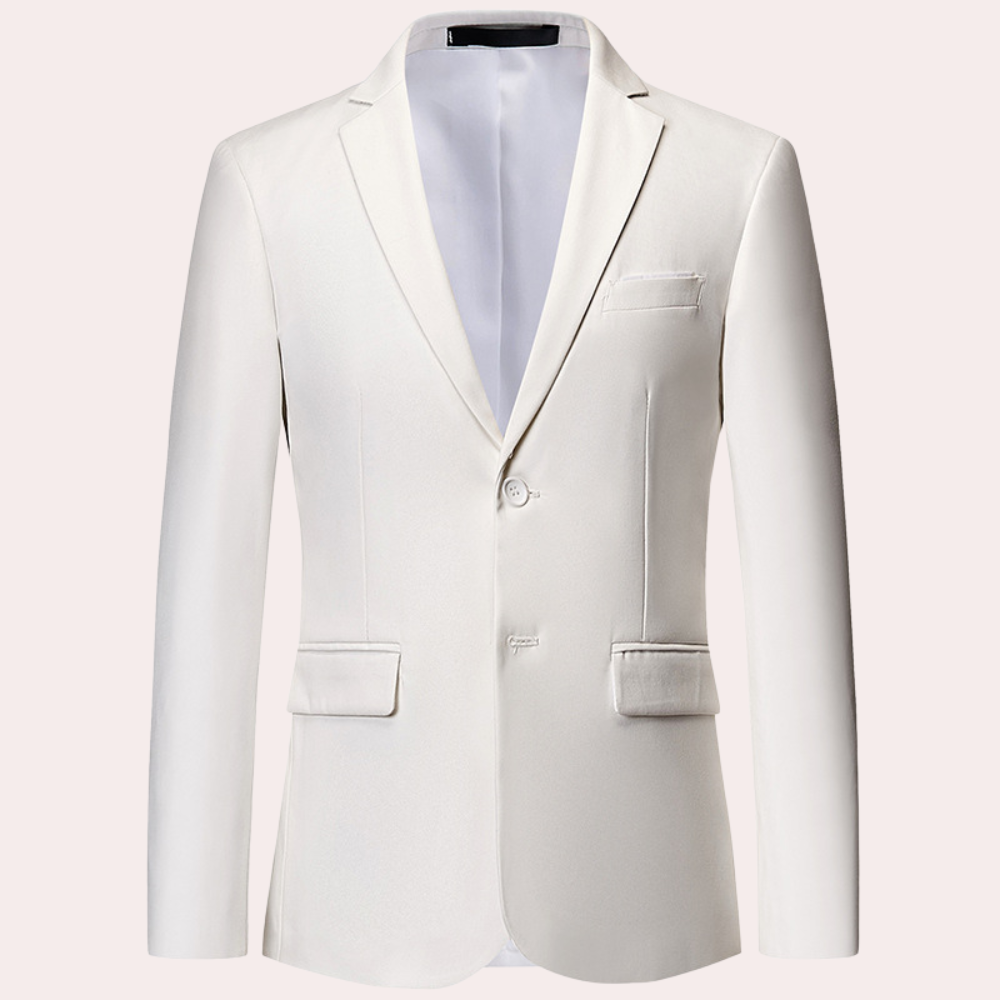 Blazer De Corte Ajustado Con Estructura Para Adultos | Ideal Para Uso Diario O Profesional