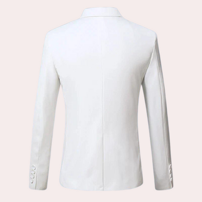 Blazer De Corte Ajustado Con Estructura Para Adultos | Ideal Para Uso Diario O Profesional