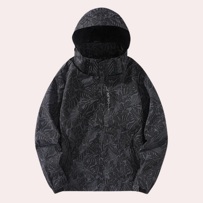 Chaqueta con Capucha Desmontable y Estampado Camuflaje para Mujer | Ideal para Uso Diario en Exteriores