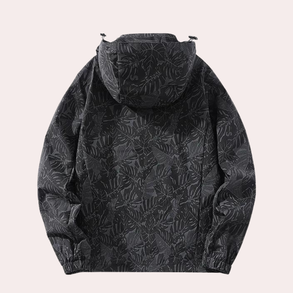 Chaqueta con Capucha Desmontable y Estampado Camuflaje para Mujer | Ideal para Uso Diario en Exteriores