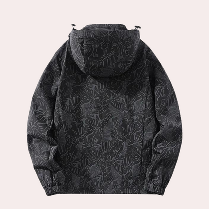 Chaqueta con Capucha Desmontable y Estampado Camuflaje para Mujer | Ideal para Uso Diario en Exteriores