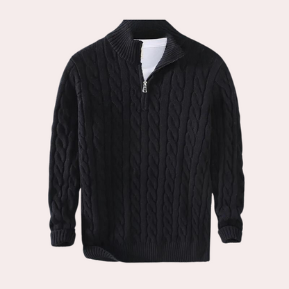 Jersey Con Medio Cierre Para Hombre | Ideal Para Uso Diario Y Ocasiones Formales Informales