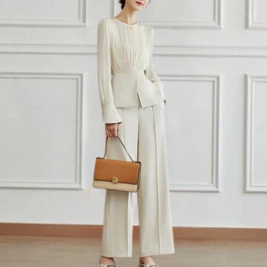 Conjunto De Dos Piezas Con Ajuste Coordinado Para Mujer | Ideal Para Uso Diario Y Ocasiones Formales