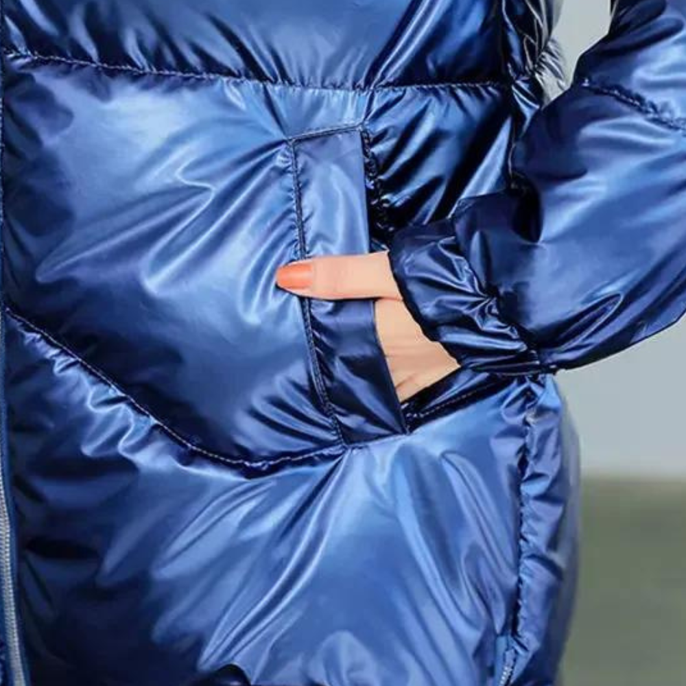 Manteau matelassé avec capuche intégrée pour femme | Idéal pour l'hiver et les déplacements quotidiens