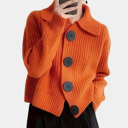 Jersey de Manga Larga en Color Liso para Mujer | Ideal para Días Frescos