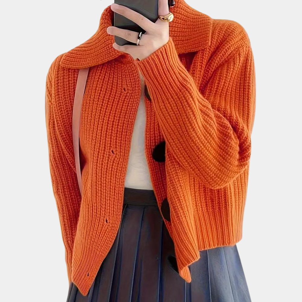 Jersey de Manga Larga en Color Liso para Mujer | Ideal para Días Frescos